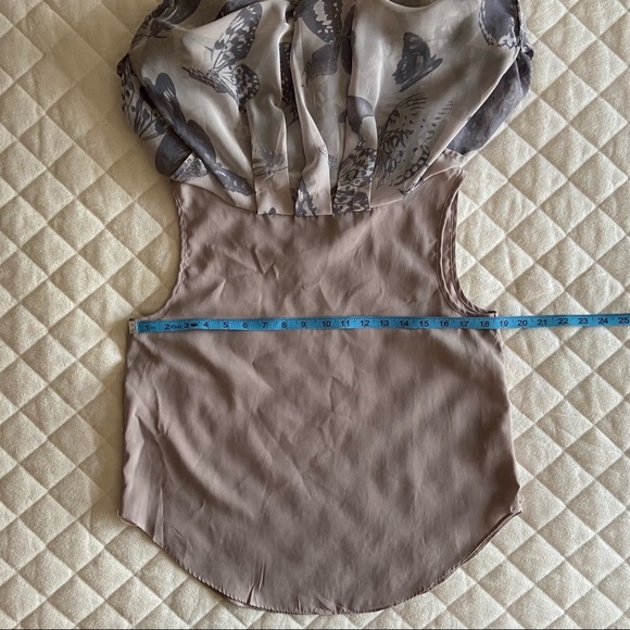 🦋 Ted Baker London, Capra Butterfly Batwing Ruffled Blouse - Picture 13 of 16